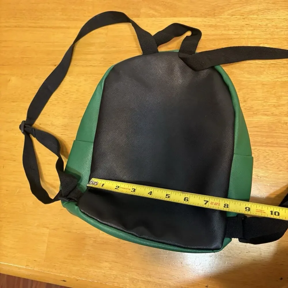 FRIENDS Backpack Bag TV Show Central Perk Green Checkered Mini 11.5"x8"x4" - Picture 7 of 10